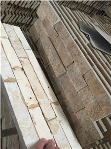Beige Limestone Cultured Stone Splicing Stone