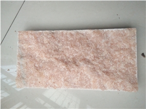 Beige Mushroom Stone Pink Exterior Wall Stone