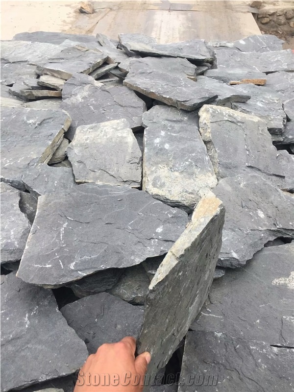 Black External Tile Broken Spell Stone Pitching