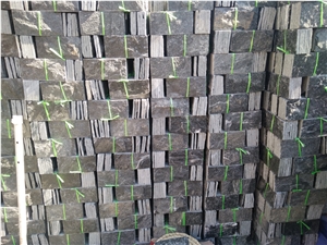 Black Quartzite Mushroom Stone Outer Wall Stone