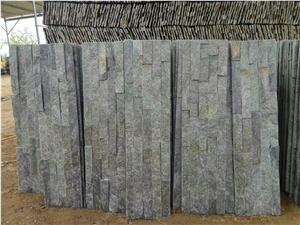 China Green Quartzite Cultured Stone Wall Panel