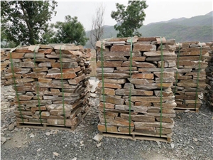 China Rusty Kerbstone Yellow Roadside Stone