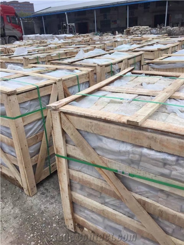 Cream Color Palace Stone Thick Loose Castle Stone