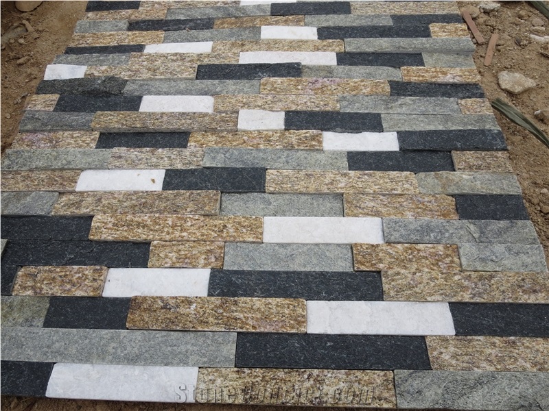 External Tile Multicolor Cultured Stone Splicing