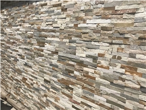 Four Color Split Wall Cultured Stone Wall Clading
