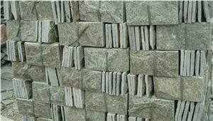 Green Slate Mushroom Stone Exterior Wall Stone
