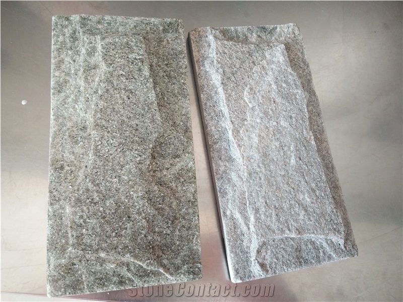 Green Slate Mushroom Stone Exterior Wall Stone