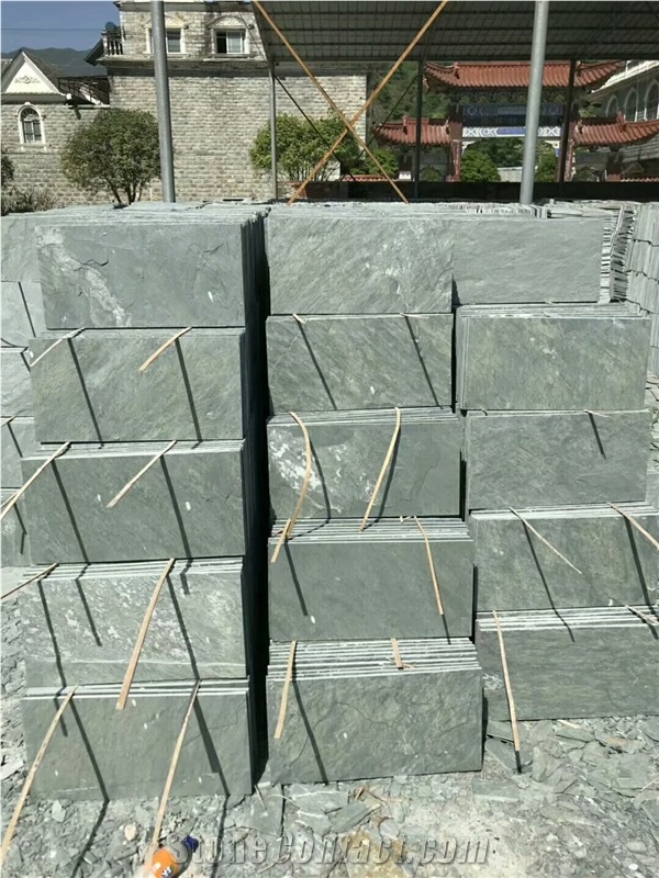 Green Wall Stone Mushroom Stone Pavement Stone