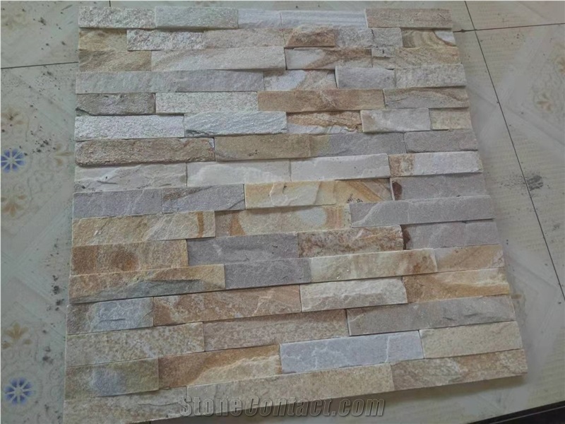 Light Yellow Cultured Stone Beige Ledgestone