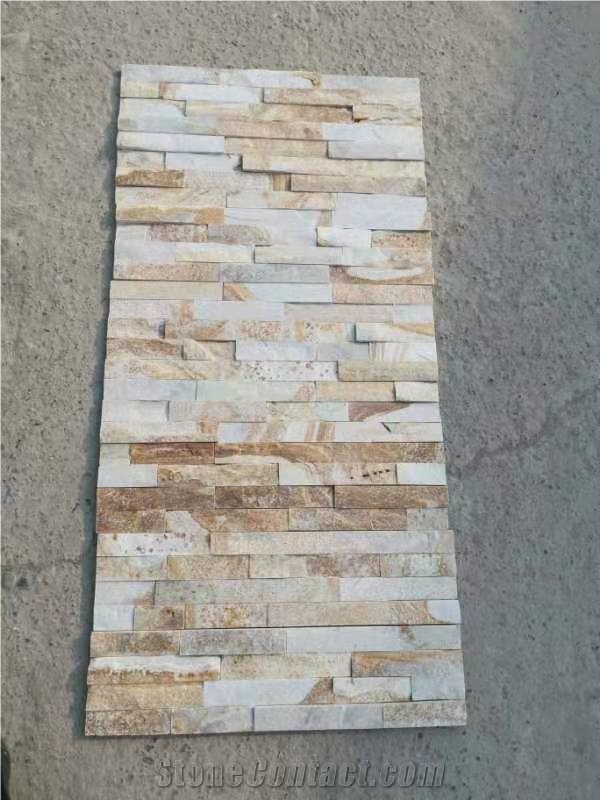 Light Yellow Cultured Stone Beige Ledgestone