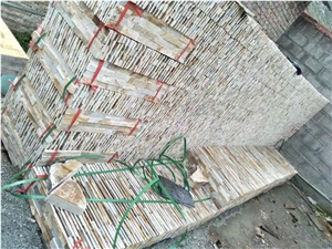 Light Yellow Cultured Stone Beige Ledgestone