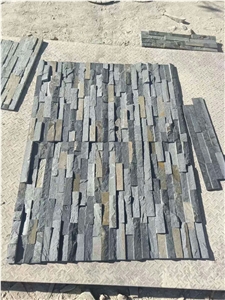 Navy Blue Paste Cultured Stone Balck Split Stone