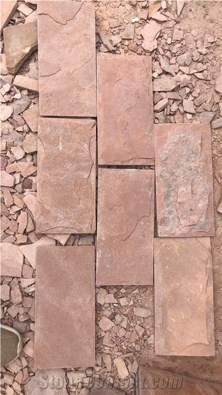 Pink Sandstone Mushrrom Light Red Stone