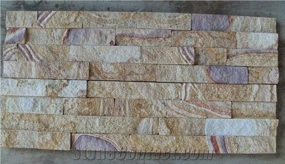 Sandstone Yellow Cultured Stone Mixcolor Stone