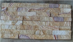 Sandstone Yellow Cultured Stone Mixcolor Stone