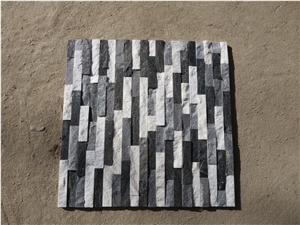 White Black Cultured Stone Multicolor Splicing
