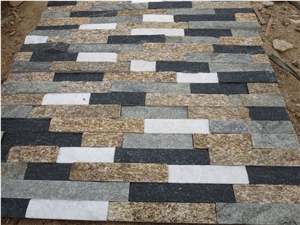White Black Cultured Stone Multicolor Splicing