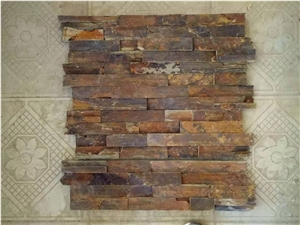 Yellow Grain Cultured Stone Rusty Rough Stone