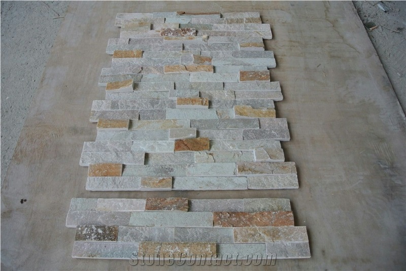 Z Quartzite Multicolor Interior Wall Stone Rusty