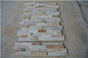 Z Quartzite Multicolor Interior Wall Stone Rusty