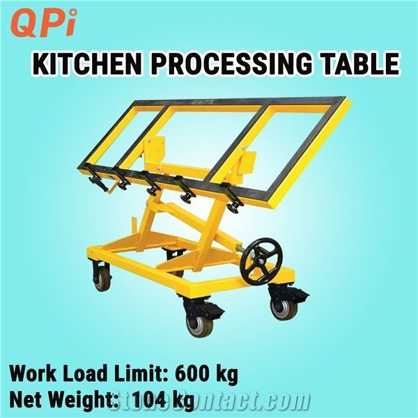 Kitchen Processing Table / Stone Table, Slab Table