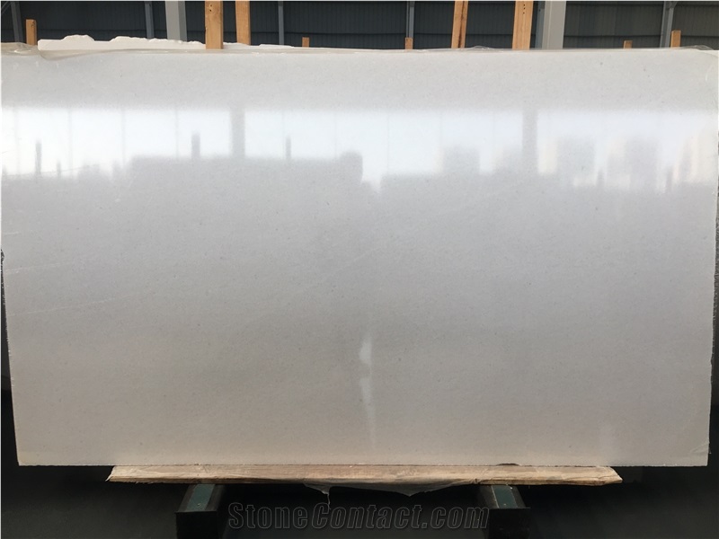 Crystal White Marble Slabs Tiles Wall Application