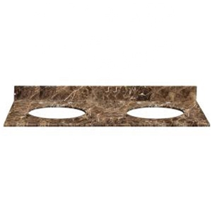 Dark Emperador Marble Countertops for Kitchen