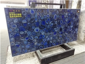 Hot Sale Blue Agate Jade Table