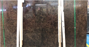 Spanish Dark Emperador Polished Marble Slabs