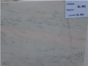 Creme El Rei Marble -Peach Slabs, Tiles