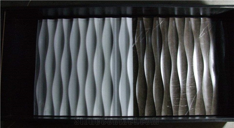 3d Stone Cnc Carved Wall Panel
