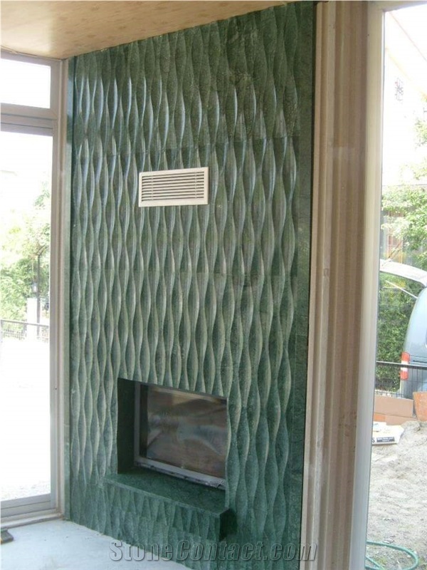 3d Stone Cnc Carved Wall Panel