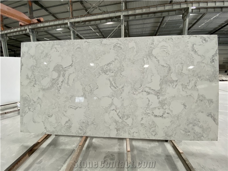 Factory New Matched White Quartz Stone Color Veins
