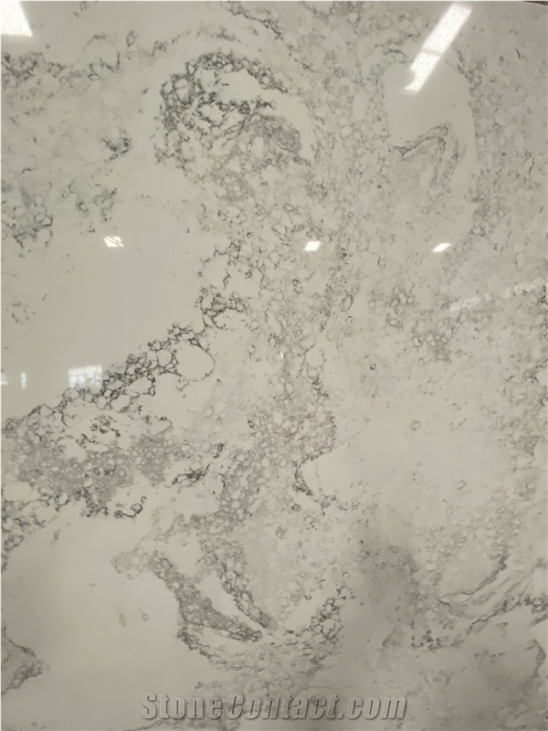 Factory New Matched White Quartz Stone Color Veins