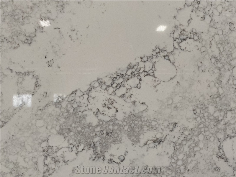 Factory New Matched White Quartz Stone Color Veins