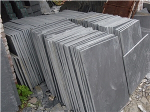Black Slate Cultured Stone Tile Wall Cladding