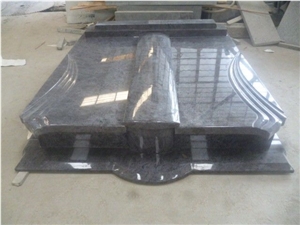 China Natural Grey Granite Polished Gravestones