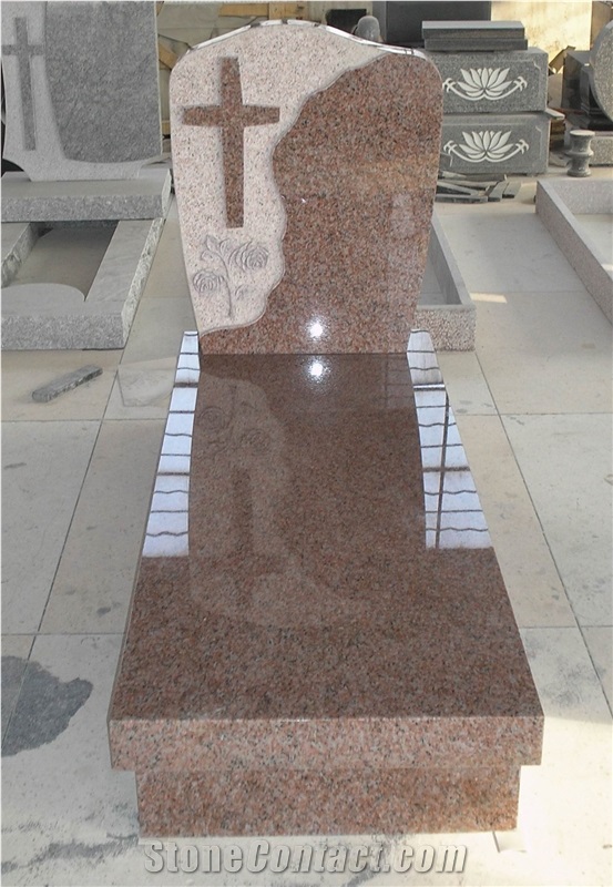 Design Headstones Polished Granite for Gravestones