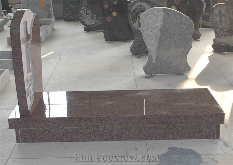 Design Headstones Polished Granite for Gravestones