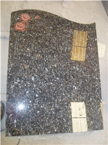 Engraved Tombstones Polished Granite Natural Stone