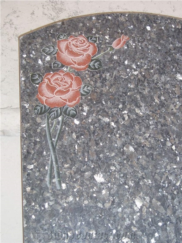 Engraved Tombstones Polished Granite Natural Stone