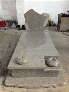 Full Set Of Gravestones Granite Polished Tombstone