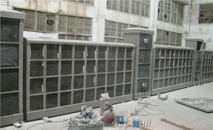 Mausoleum Columbarium Granite Family Crypts
