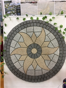 Mesh Cube Stone Pavers Granite Exterior Pattern