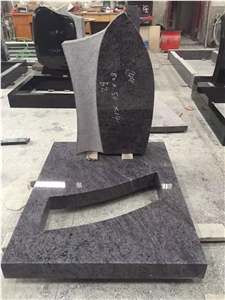 Polished Granite Tombstone Design Bevel Headstones