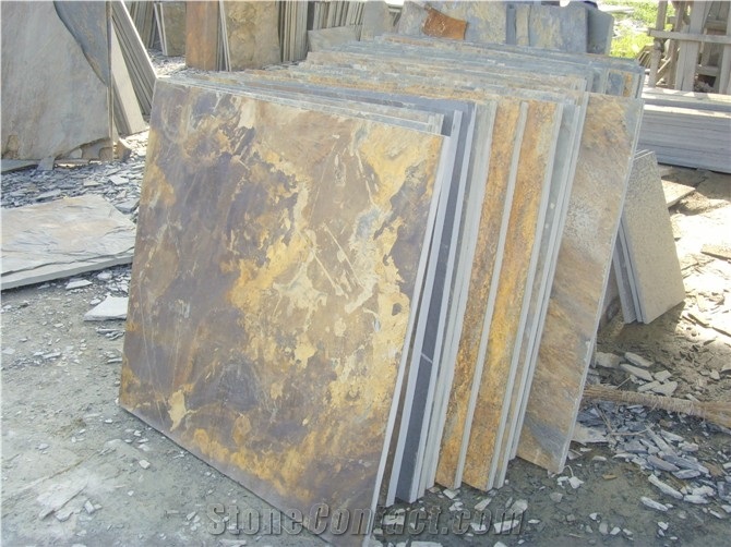 Slate Wall & Floor Application Covering Tiles