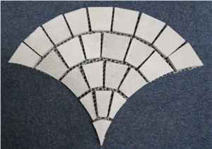 Urban Pavement Granite Cube Stone on Mesh Drainage