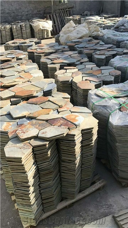 Wall Cladding Slate Flagstone Flooring Covering Tiles