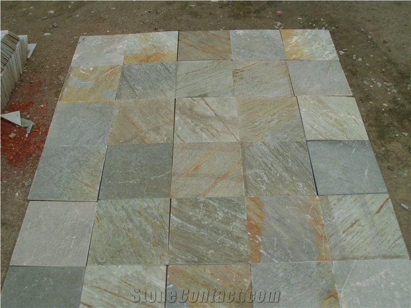 Wall Cladding Slate Stone Flooring Covering Tiles