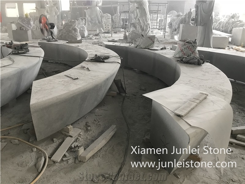 G654 Dark Impala Landscape Stone Chair